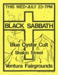 Black Sabbath Ventura Fairgrounds Rob Blue Öyster Cult | Cirith Ungol Online