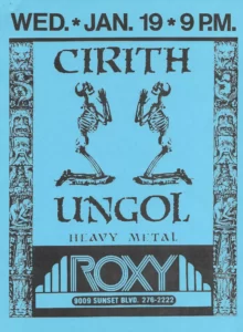 Heavy Metal Roxy 19 Jan Heavy Metal @ Roxy Club, Los Angeles | Cirith Ungol Online