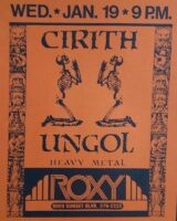Heavy Metal Roxy 19 Jan orange Metal Massacre night @ Roxy Club, Los Angeles | Cirith Ungol Online