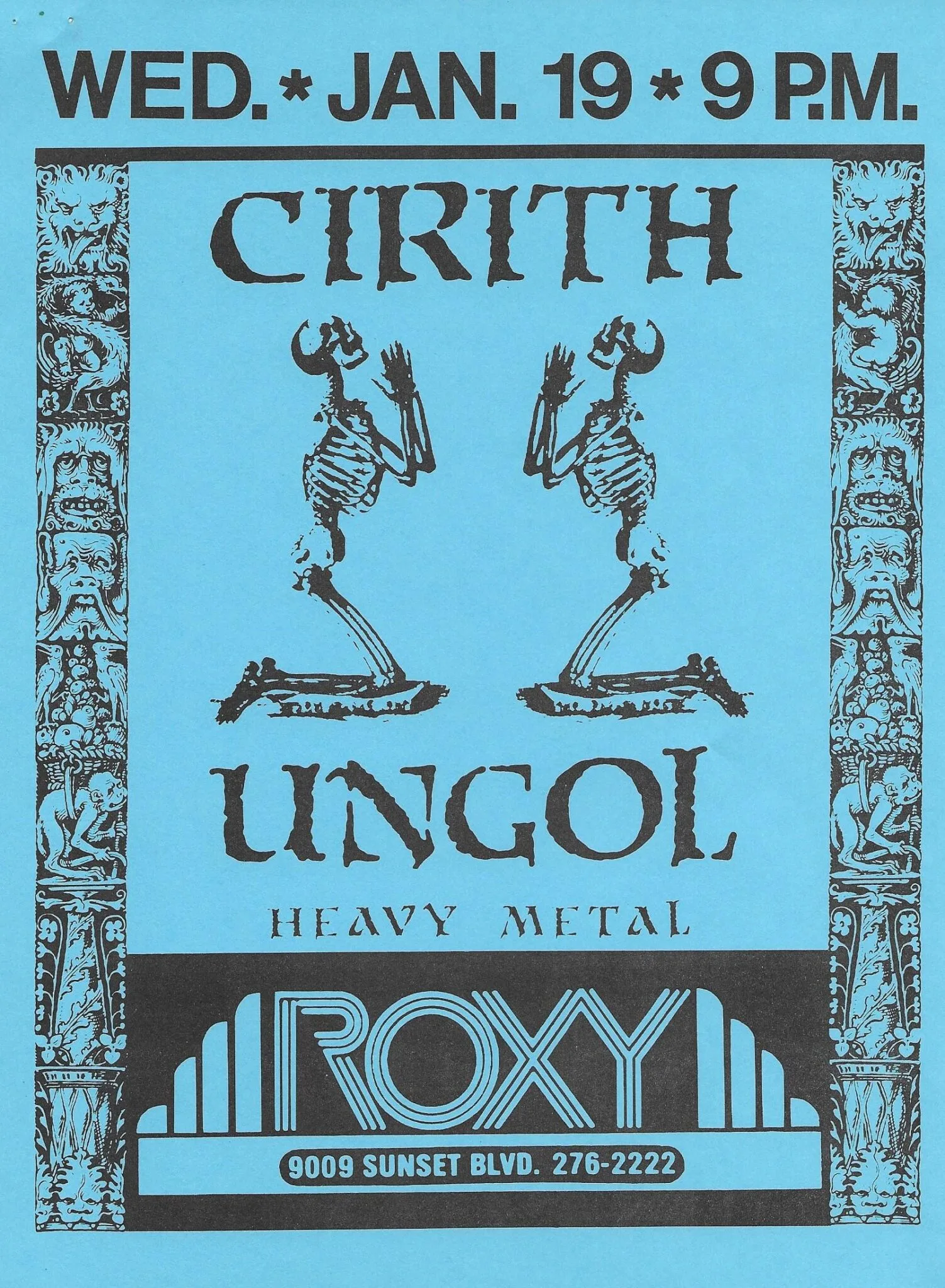 Heavy Metal Roxy 19 Jan Metal Massacre night @ Roxy Club, Los Angeles | Cirith Ungol Online