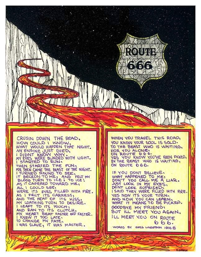 Route-666-lyrics Route 666  