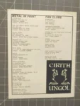 26 Frost and Fire - (Scarce November 1982 Heavy Metal Times Magazine Issue 2) Release | Cirith Ungol Online Scarce November 1982 Heavy Metal Times Magazine Issue 2 Frost and Fire | Cirith Ungol Online