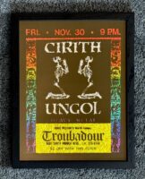 Troubadour Framed Concert Poster Artifact Heavy Metal @ Santa Monica Club | Cirith Ungol Online