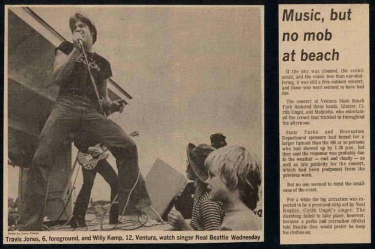 Free concert in Ventura State Beach Park