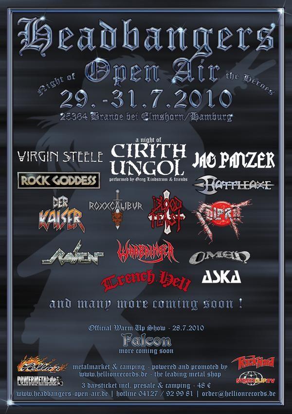 hoa2010 a night of CIRITH UNGOL performed by Greg Lindstrom & friends @ Headbangers Open Air  