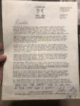 letter Ronnie Potter King of the Dead | Cirith Ungol Online