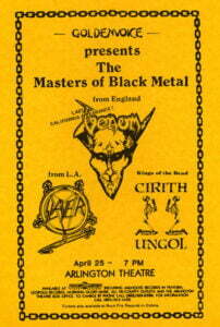 mastersofblackmetal apr25 arlington The Masters of Black Metal @ Arlington Theatre | Cirith Ungol Online