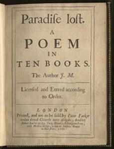 John Milton - Paradise Lost (novel)