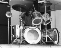picture of a drum set William F Ludig sent Rob it was one of the prototype stainless steel sets that John Bonham later used Robert Garven | Cirith Ungol Online