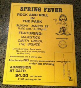 springfever Spring Fever, Rock And Roll in the Park | Cirith Ungol Online