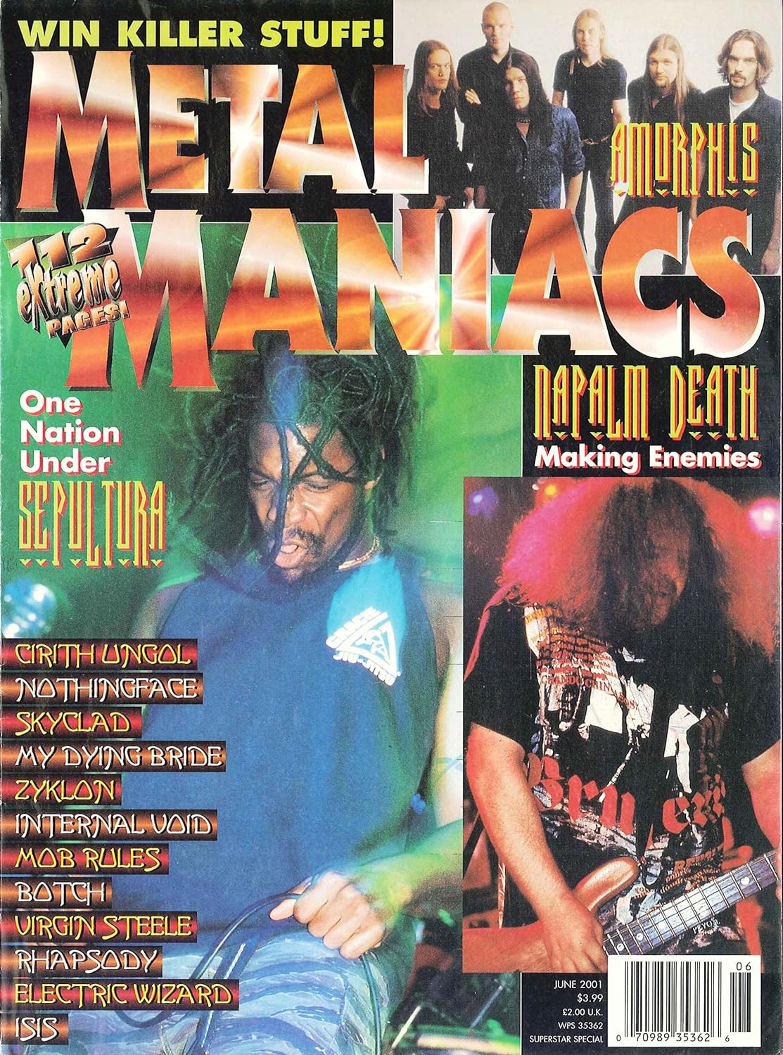 Metal Maniacs June 2001 Metal Maniacs - June 2001 | Cirith Ungol Online
