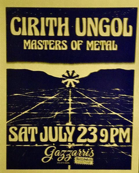 gazzaris 1988 1 Masters Of Metal @ Gazzarri's | Cirith Ungol Online