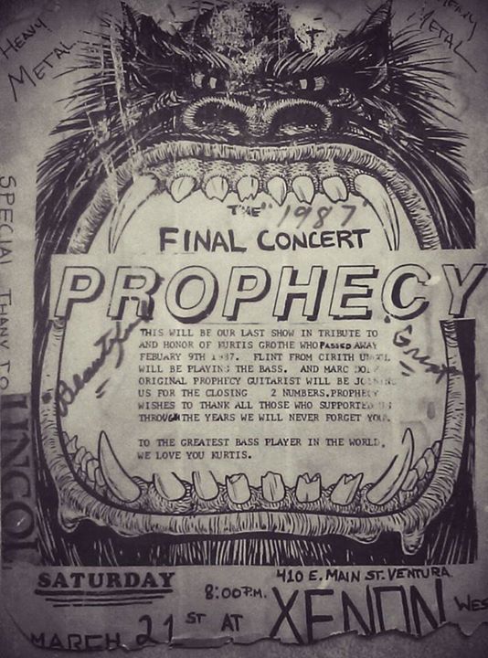 prophecy thefinalconcert1987 The 1987 Final Concert | Cirith Ungol Online