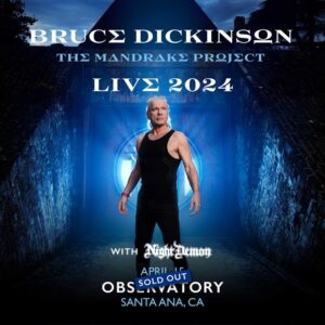 Bruce Dickinson Night Demon 2 Iron Maiden | Cirith Ungol Online