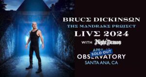 Bruce Dickinson Night Demon Iron Maiden | Cirith Ungol Online