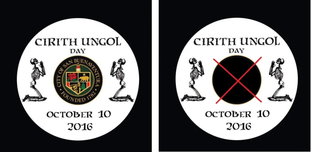 Ventura flag seal cuday tomorrow Cirith Ungol Day | Cirith Ungol Online