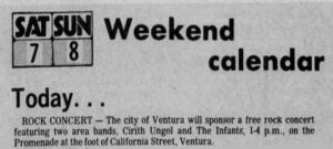 Ventura County Star Free Press Sat Jul 7 1979 WC Promenade 1979 | Cirith Ungol Online