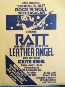 schoolsout1983 School's Out Rock 'n' Roll Spectacular @ Perkins Palace | Cirith Ungol Online