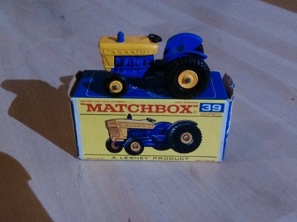 matchbox lesney 39 ford tractor w original box farm MATCHBOX LESNEY #39 FORD Tractor, W/ ORIGINAL Box, Farm | Cirith Ungol Online