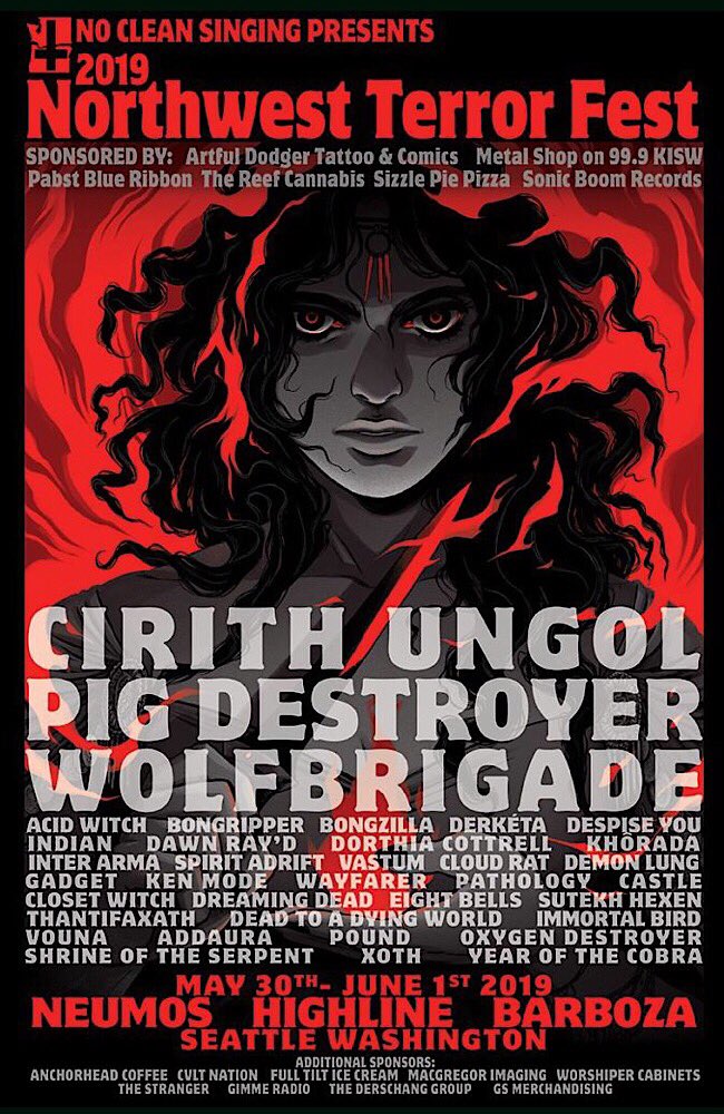 next week the sword descends and the blood will fall like rain in seattle at the nwterrorfest https t co fpruct3mru Next week the Sword Descends and the Blood will Fall like Rain in Seattle at the @nwterrorfest ! https://t.co/fprucT3mru | Cirith Ungol Online