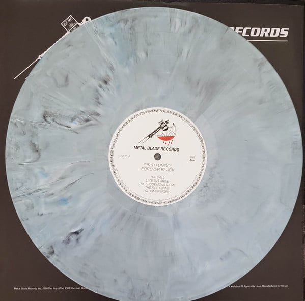 ForeverBlack-IceBlueBlackVinyl LP: US (Ice-Blue / Black Marbled Vinyl)  