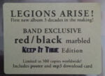ForeverBlack kit RedBlackMarbledSticker LP DE (Red / Black Marbled - Keep It True Edition) | Cirith Ungol Online