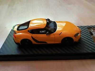 MARK43 1/43 Toyota GR SUPRA (A90) GR PARTS equipped Lightning Yellow 2020