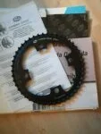 Gates CDX Carbon Drive Belt Front 46T 4 Bolt Sprocket 110 BCD Chainring