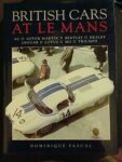 british cars at le mans ac aston martin bentley jaguar by dominique pascal BRITISH CARS AT LE MANS: AC, ASTON MARTIN, BENTLEY, JAGUAR by Dominique Pascal | Cirith Ungol Online