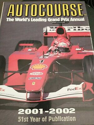 By2001-2002 Autocourse – Grand Prix Annual Montoya Schumacher Hakkinen Formula 1