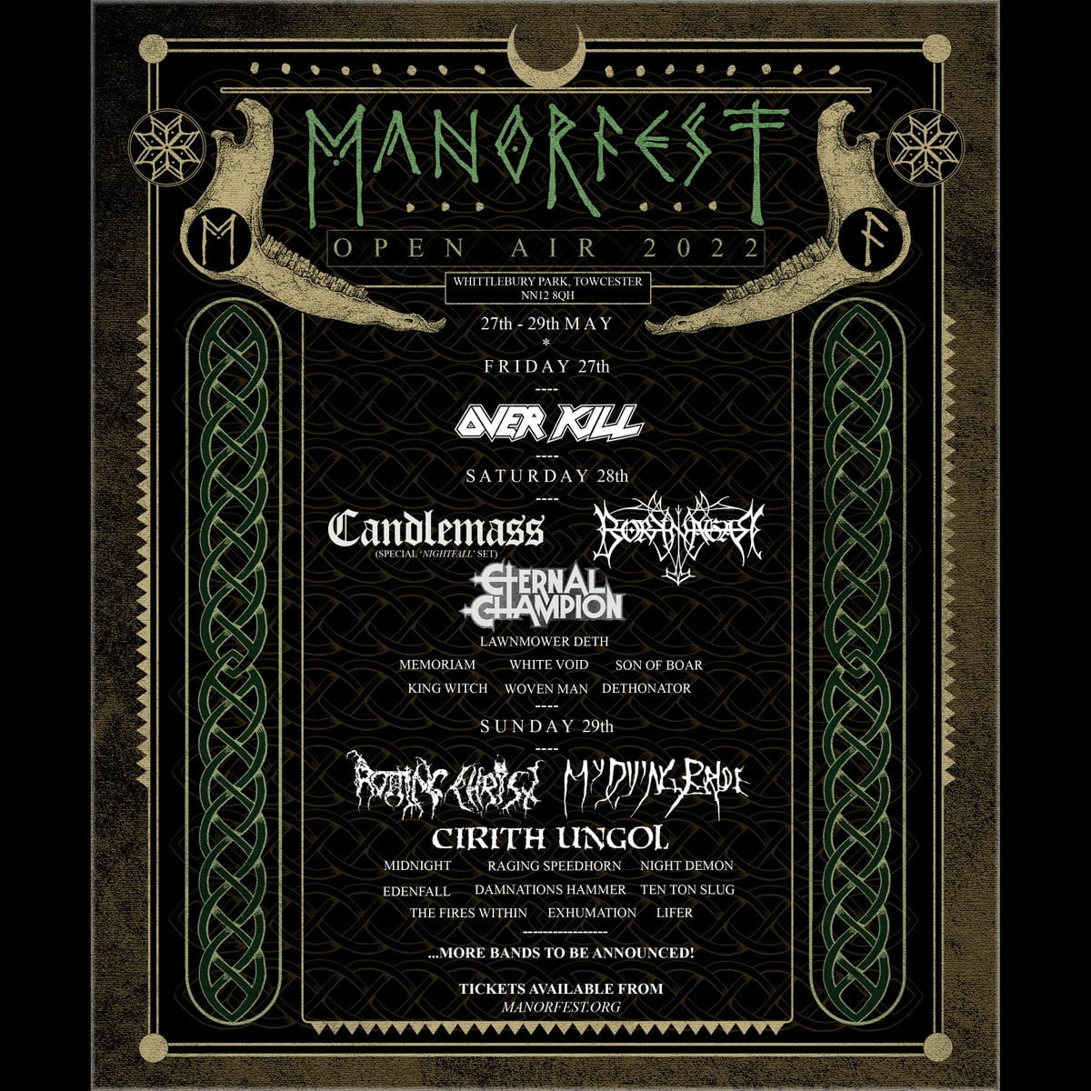 RT @ManorFestival: ManorFest 2022 proudly announce: @CirithU, Midnight and Night Demon will be joining the ManorFest stage on Su…