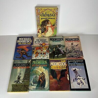 lot of 9 michael moorcock vintage paperbacks runestaff steel tsar elric Cirith Ungol Online Most comprehensive and awesome resource for Cirith Ungol Lot of 9 Michael Moorcock Vintage Paperbacks Runestaff Steel Tsar Elric