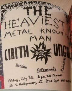 The Heaviest Metal Known To Man The Heaviest Metal Known To Man @ Cirith Ungol | Cirith Ungol Online