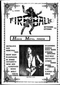 fireball 8410 01 Fireball - Settembre/Ottobre '84 | Cirith Ungol Online