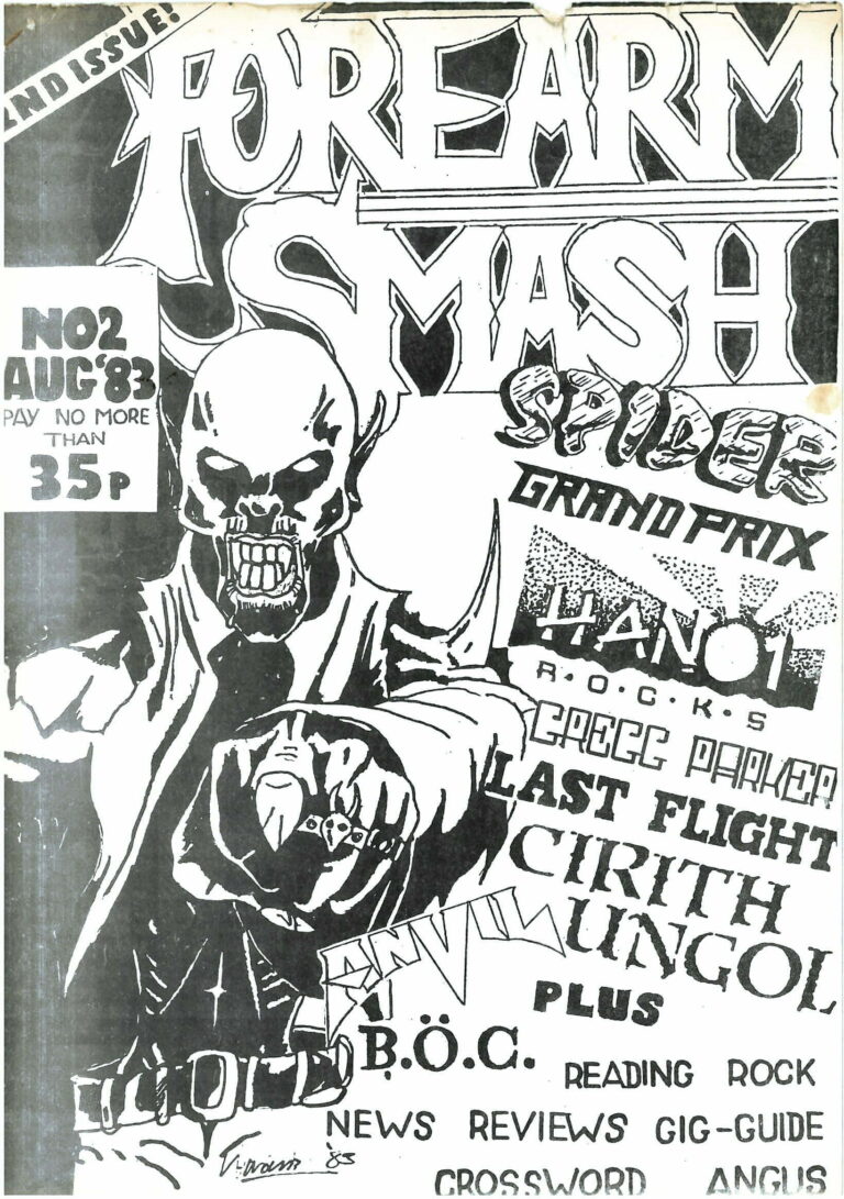 Forearm Smash – No 2 Aug ’83