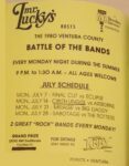 Battle of the Bands @ 2 Great Rock Bands Every Monday