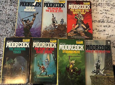 michael moorcocks elric saga book 1 7 daw books first printing Cirith Ungol Online Most comprehensive and awesome resource for Cirith Ungol Michael Moorcock’s Elric Saga, Book 1-7, DAW Books, First Printing