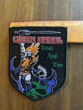 cirith ungol woven patch frost and fire official manilla road brocas helm Cirith Ungol Online Most comprehensive and awesome resource for Cirith Ungol CIRITH UNGOL WOVEN PATCH Frost and Fire Official Manilla Road Broca's Helm