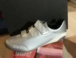 Fizik R3 SL Uomo Carbon Cycling Shoes Made in Italy Silver New US 12 Eur 46 Sidi