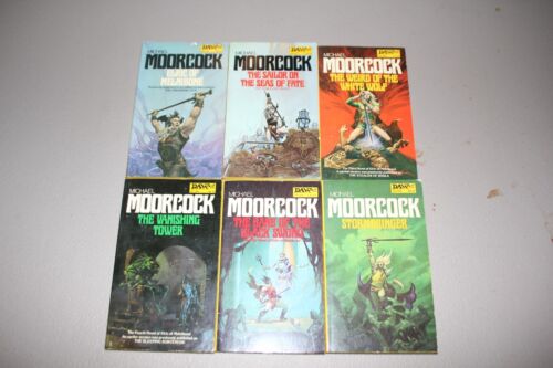 elric michael moorcock complete set 1 6 daw 1st printing paperback vintage Elric Michael Moorcock Complete Set 1-6 DAW 1st Printing Paperback Vintage | Cirith Ungol Online