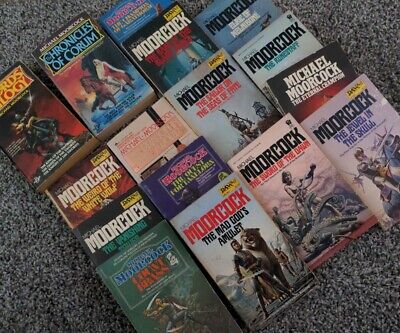 michael moorcock lot of 16 elric vintage paperbacks daw books runestaff etc Michael Moorcock lot of 16 Elric Vintage Paperbacks DAW Books Runestaff etc | Cirith Ungol Online