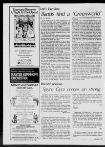 News Pilot Fri Oct 29 1982 E10 E12 Cirith Ungol Online Most comprehensive and awesome resource for Cirith Ungol Greenworld Records / Distribution