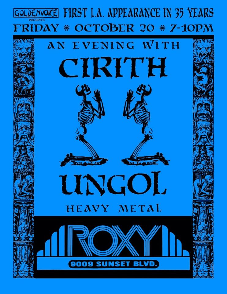 roxy first time in 35 years 2023 Dark Parade | Cirith Ungol Online