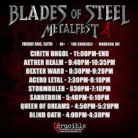 33394 Blades of Steel Metalfest 4 - (BladesOfSteel times) Gig | Cirith Ungol Online BladesOfSteel times Blades of Steel Metalfest 4 | Cirith Ungol Online