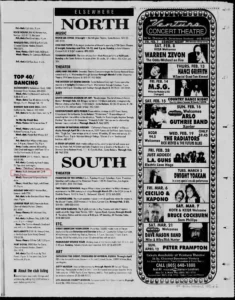 Ventura County Star Free Press Fri Feb 7 1992 Rock showcase - 10 Feb 1992 | Cirith Ungol Online