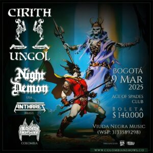 Bogota 9Mar2025 Bogotá - Colombia @ Ace of Spades Club | Cirith Ungol Online