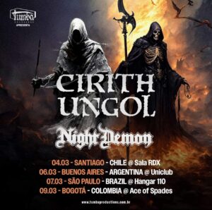 farewell tour in Latin America 2025 Bogotá - Colombia @ Ace of Spades Club | Cirith Ungol Online