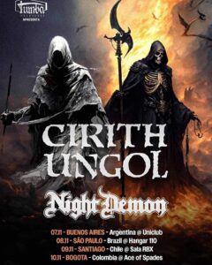 farewell tour in Latin America Bogotá, Colombia, Ace of Space | Cirith Ungol Online