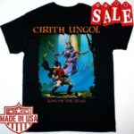 Cirith Ungol King Of The Dead T-Shirt Short Sleeve Cotton Black S-5XL Freeship