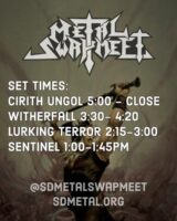 37453 Metal Swap Meet San Diego - (Metal Swap Meet schedule) Gig | Cirith Ungol Online Metal Swap Meet schedule Metal Swap Meet San Diego | Cirith Ungol Online